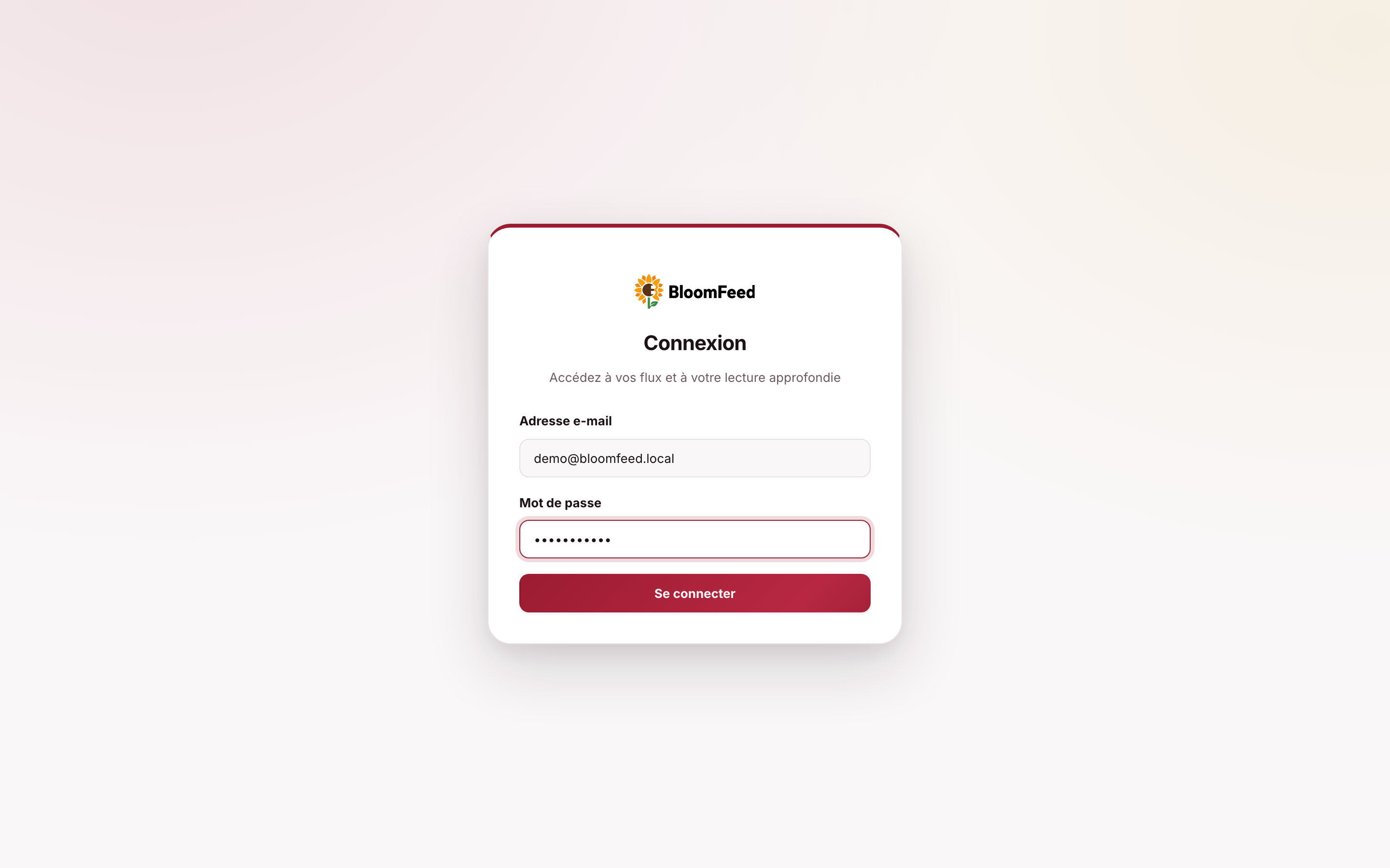 Connexion